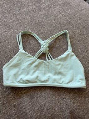 Lululemon Light Blue Strappy Sports Bra